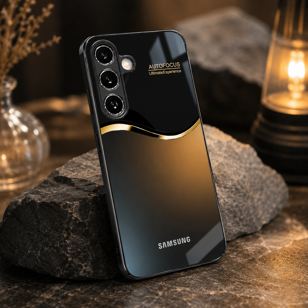 Galaxy - Black Aurum Glow Case