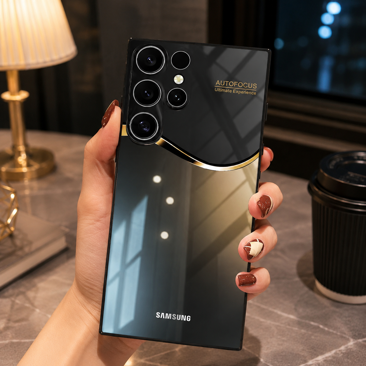 Galaxy - Black Aurum Glow Case