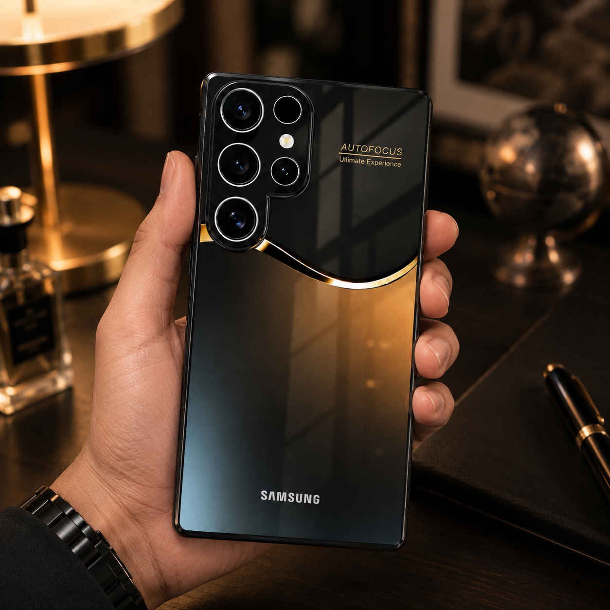Galaxy - Black Aurum Glow Case